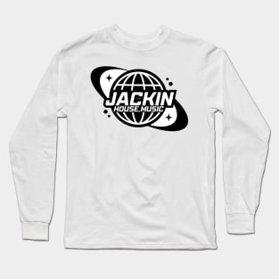 JACKIN HOUSE  - Globe Y2K (Black) Long Sleeve T-Shirt